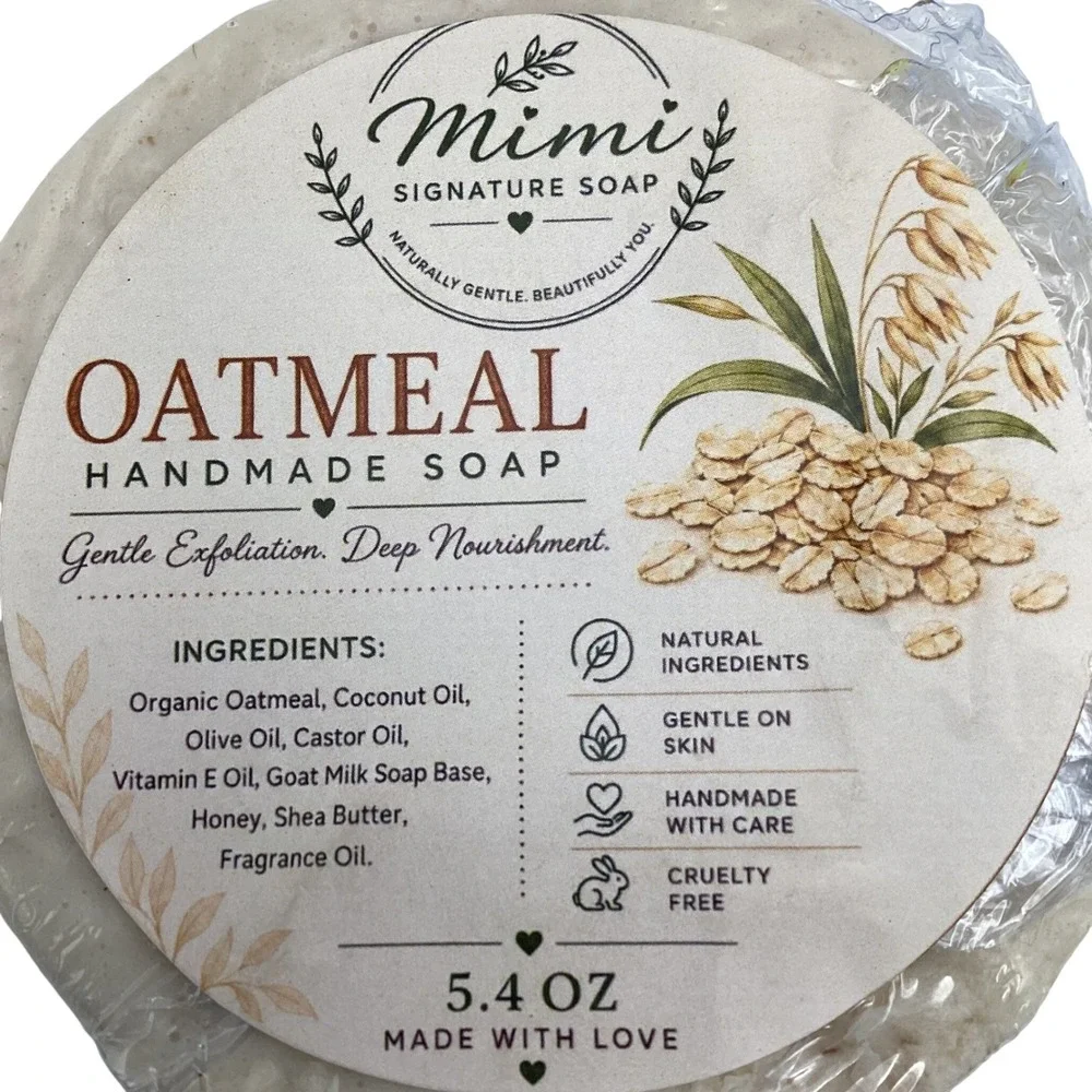 Mimi Signature Soap handcrafted oatmeal